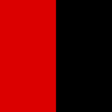 Black with Red