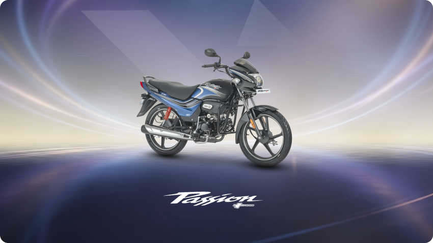 Hero Passion Plus motorcycle with practical features and fuel efficiency
